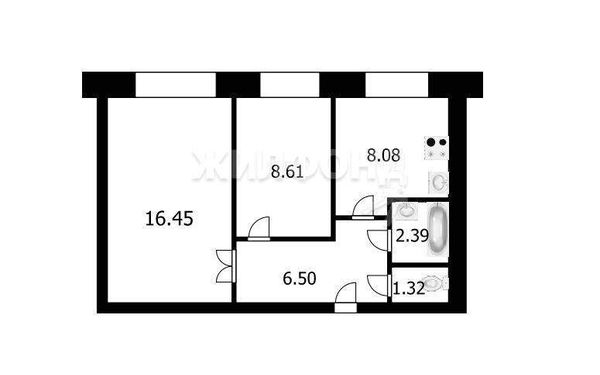 Квартира, 41.5 м²