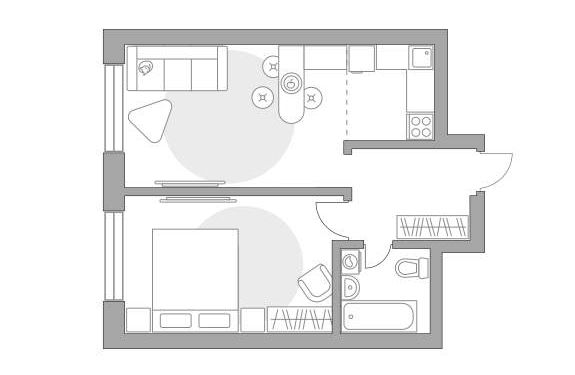 Квартира, 36.94 м²