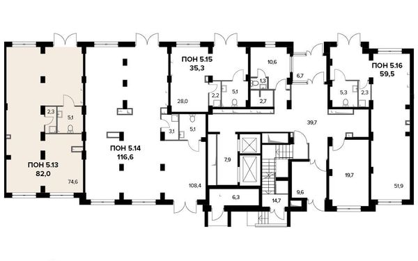 Коммерческая недвижимость, 116.4 м²