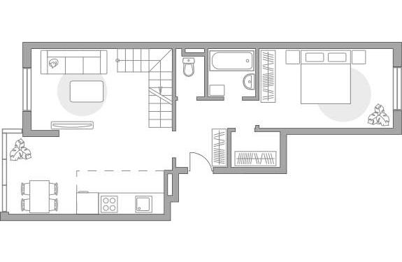 Квартира, 68.5 м²